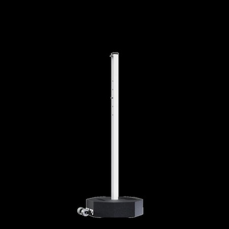 Plasticade , Plastic White and Black, Matte, 60 in L, 18.5 in D UV800RB60WHL-60PK